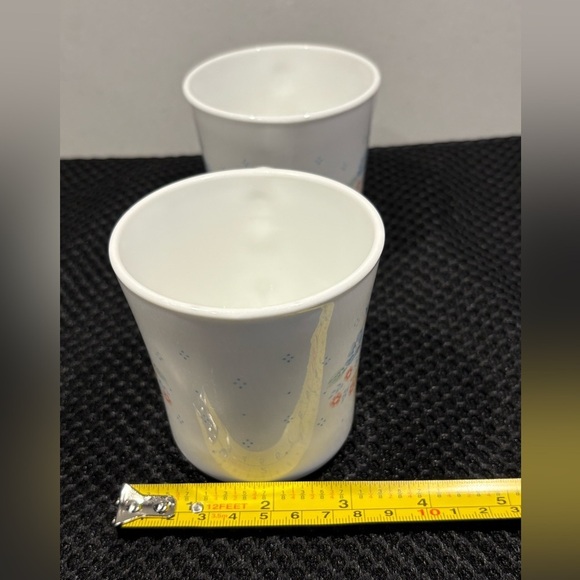 Lot Of 2 Vintage Corning Ware Country Cornflower Mugs Cups - Picture 12 of 14